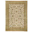 Hand Knotted Wool Area Rug in Ivory And Green