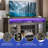 Brooksey 58.00'' Modern Contemporary Media Center TV Stand With Power Outlet and LED Strip-129786986
