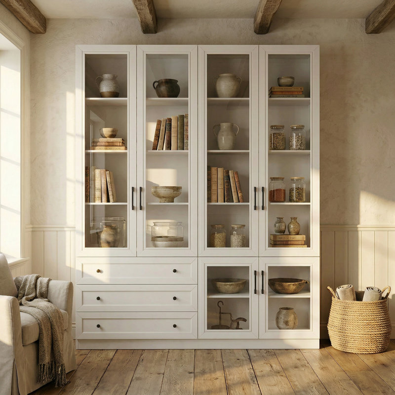 74.8”H China Cabinet Display Cabinet