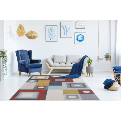 Ziya Geometric Indoor Rug