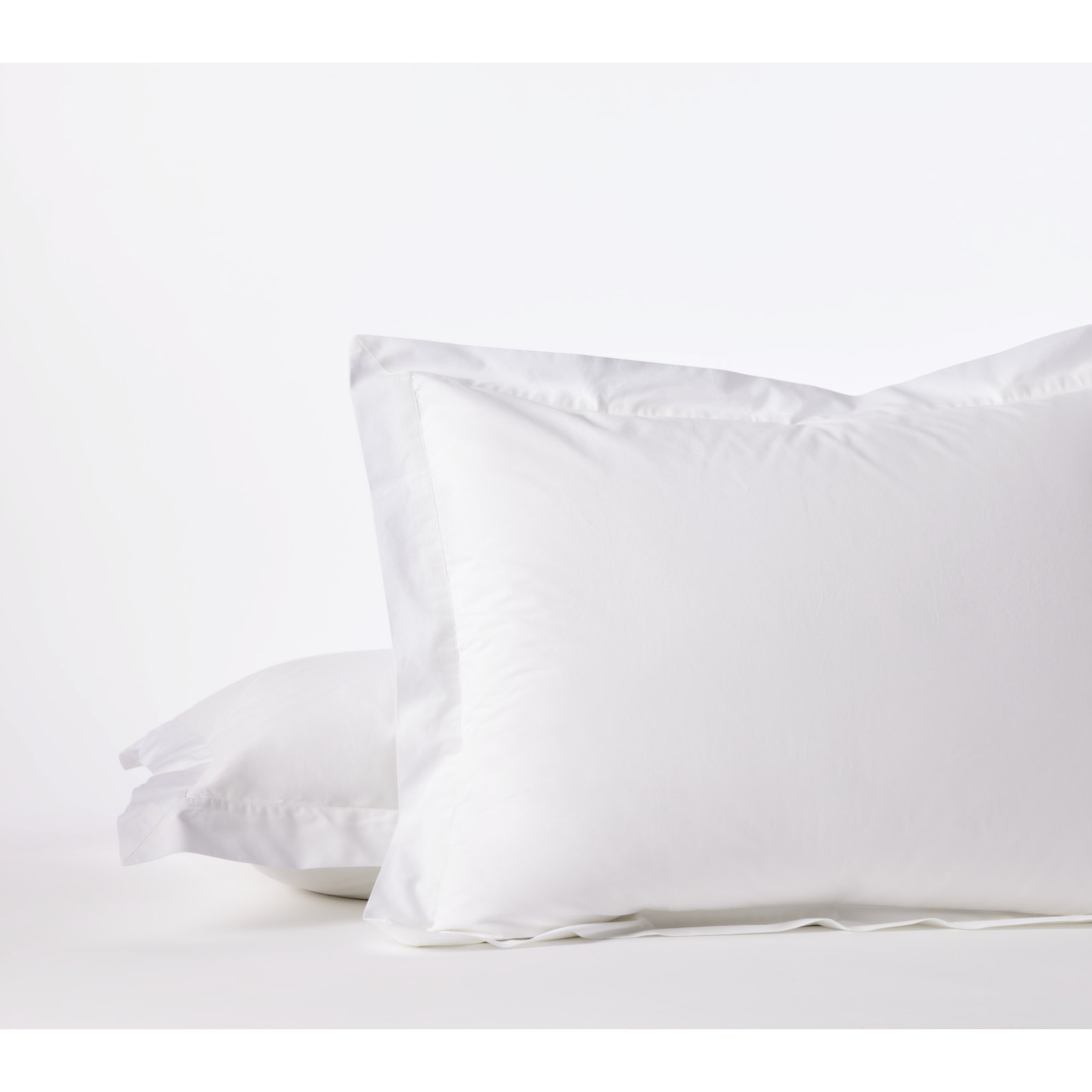 Refined Organic Classic Organic Percale Sham, Alpine White, King