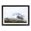 The Swiss Alps with a Flock of Birds - Picture Frame Painting Print-56712579-56712576