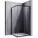 35'' - 36'' W x 72'' H Double Added Framed Shower Door with Clear Glass