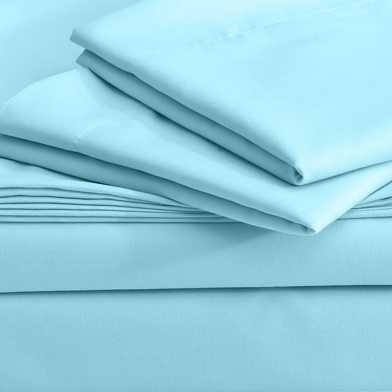 Sateen Sheet Set, Gulf Stream, Queen Sheet Set + Fitted Sheet + 2 Pillowcases