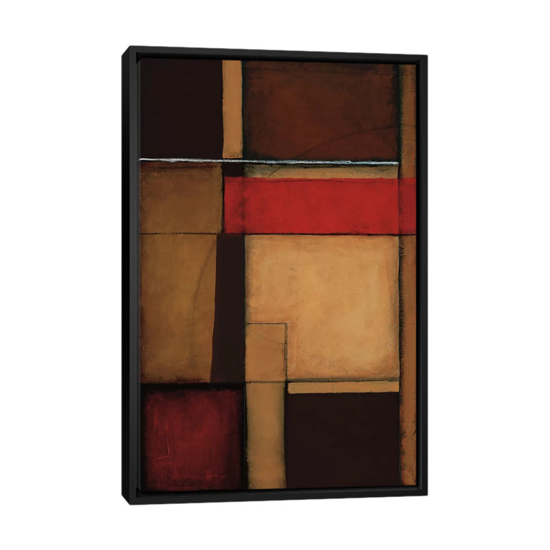 « gateways ii », reproduction d’art sur toile, H 26 po x l 18 po x P 1,5 po, Toile avec cadre noir, Pas de tapis