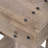 Vintage Entryway Table Crafted From Solid Cedar Wood, Featuring Natural Grain, Reinforced Legs, Rivet Decor, And Storage Shelf-1835492286