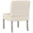 Aireanna Slipper Chair Linen Fabric Button Design