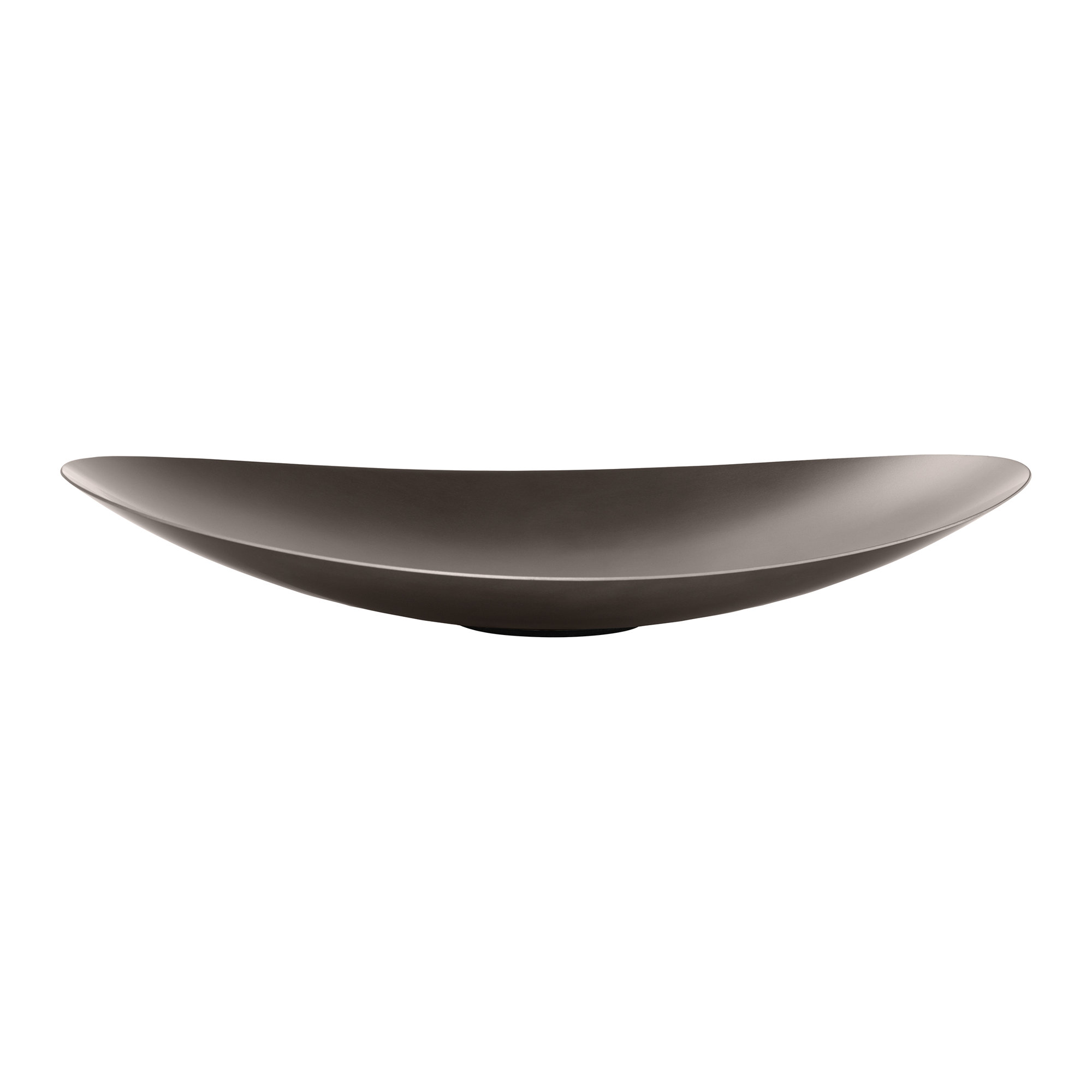 ONDEA Stainless Steel Decorative Bowl, 2.76" H x 16.6" W x 13.78" D
