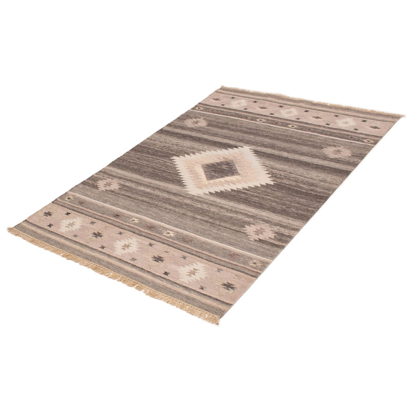 Ankara FW Grey Kilim 5'4" x 8'1"
