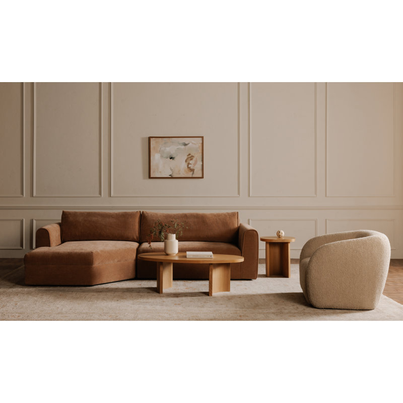 Faye Armchair, Beige Boucle