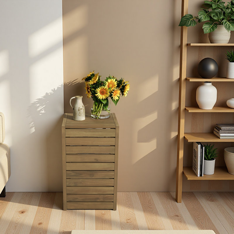 Table de bout en C, Brun
