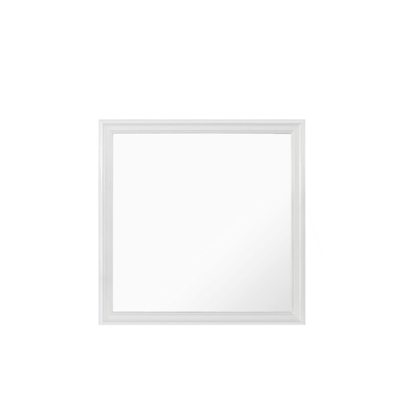 SHAKER METALLIC WHITE MIRROR (INCLUDES MIRROR ONLY)