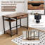 Bureau d'ordinateur 17 po 40 po avec tiroir pour station de charge et crochets réglables pour casque d'écoute