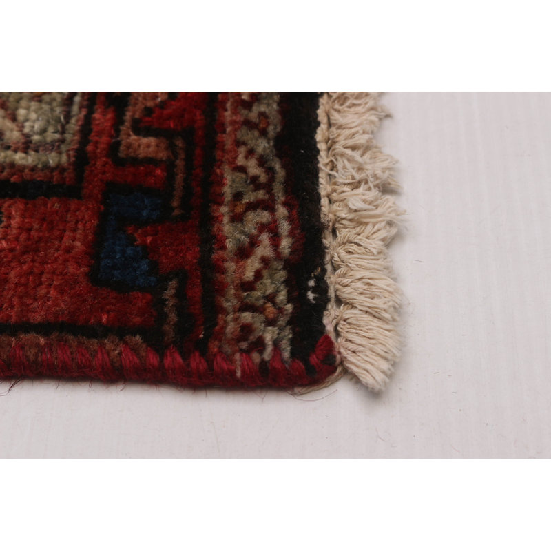 Tapis de couloir unique en laine 3 pi 3 po x 9 pi 9 po Brodderick