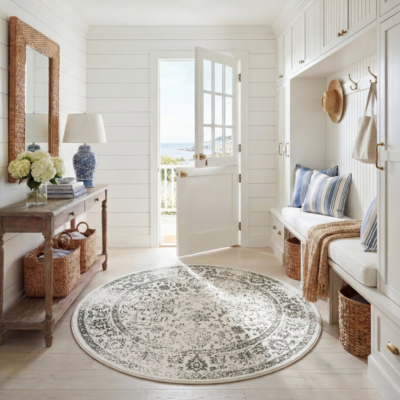 Tapis oriental Zetland Performance, Rond 6 po