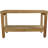 Rectangular Teak Shower Bench With Shelf-57278420-57278421