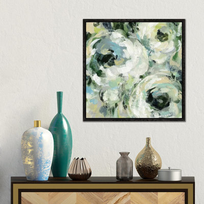 Sage And Neutral Peonies II by Silvia Vassileva - Gallery-Wrapped Canvas Giclée on Canvas