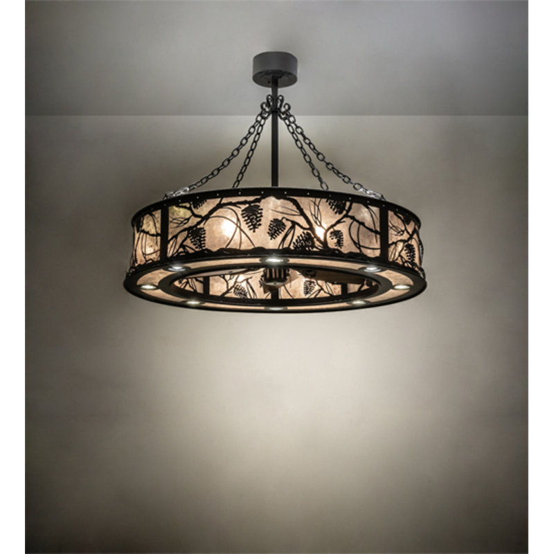 Whispering Pines Downrod Ceiling Fan