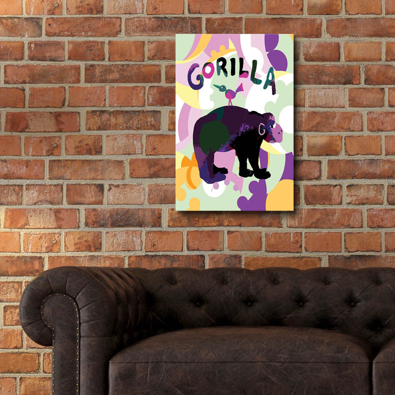 «Gorilla» par Holly McGee, H 24 po x l 16 po x P 0,2 po