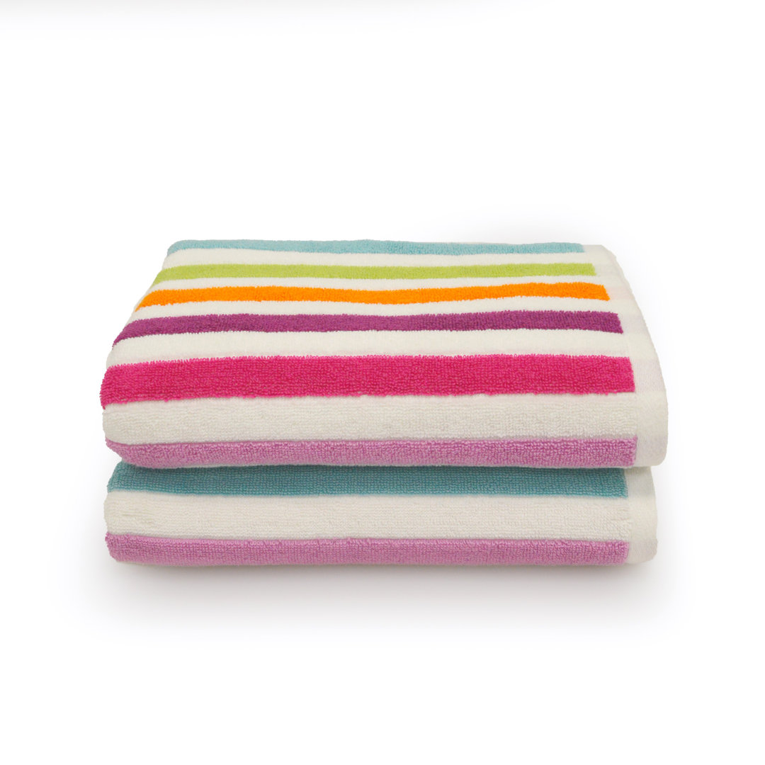 Allure Bath Fashions - Bath Towel - Striped - 2 Pack - Image 5