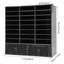 Paper And Mail Organizer Storage Cabinet With 24 Compartments And 2 Drawers-1984639042