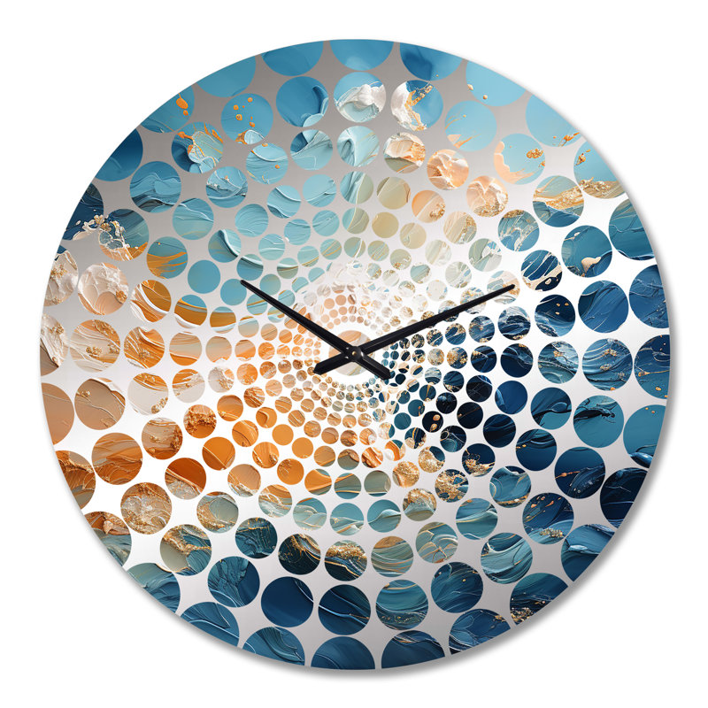 Tiante - Storms Wall Clock, Extra Large
