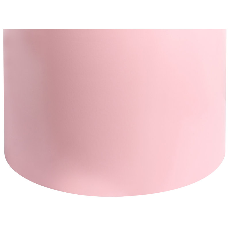 Metal Side Table with Storage, Pink