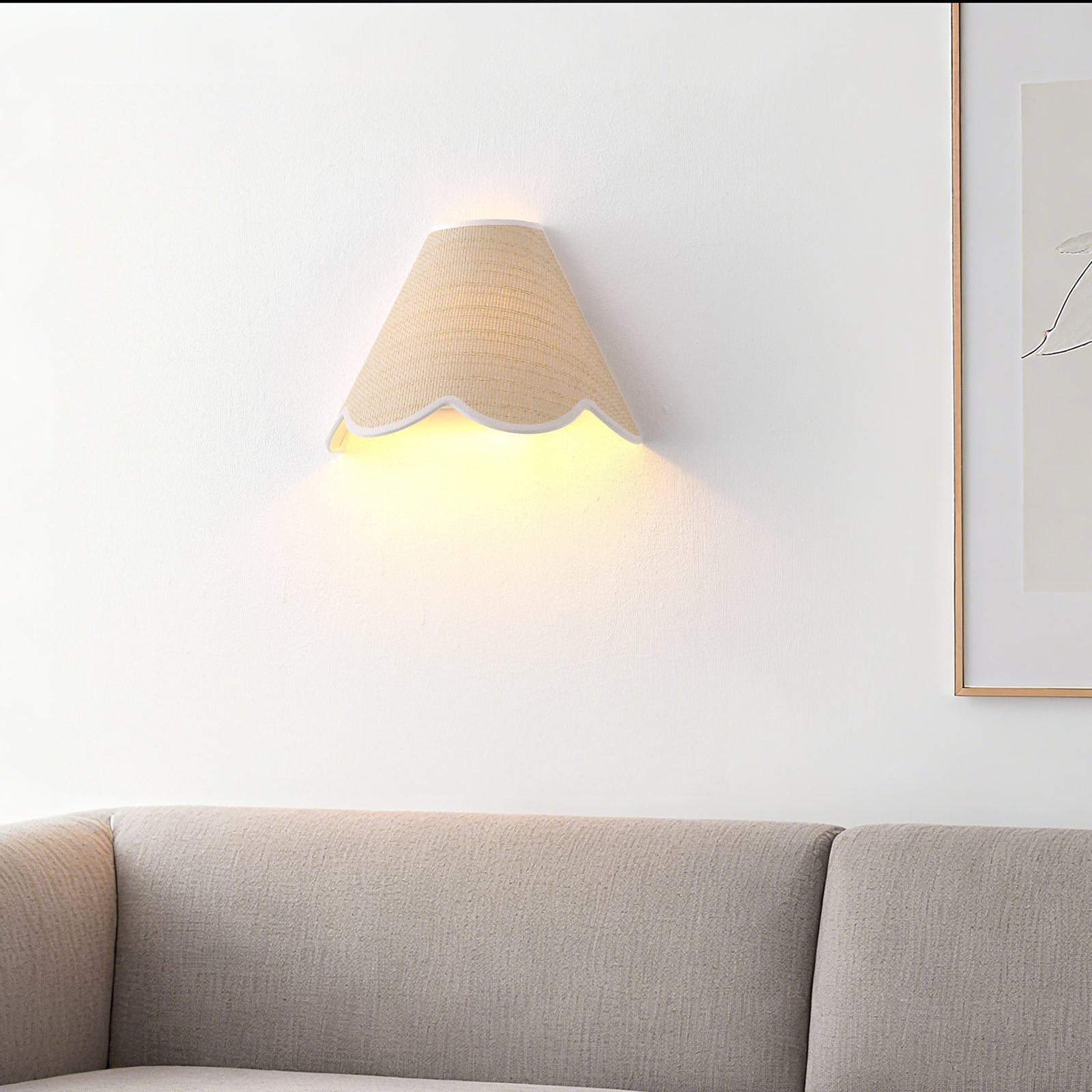 Single Light Flush Mount Sconce