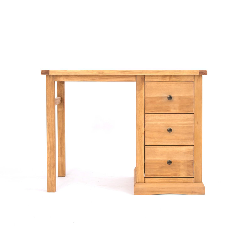 Dressing Table, Brown, Antique Brass