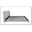Grand lit tapissier avec 2 tables de chevet