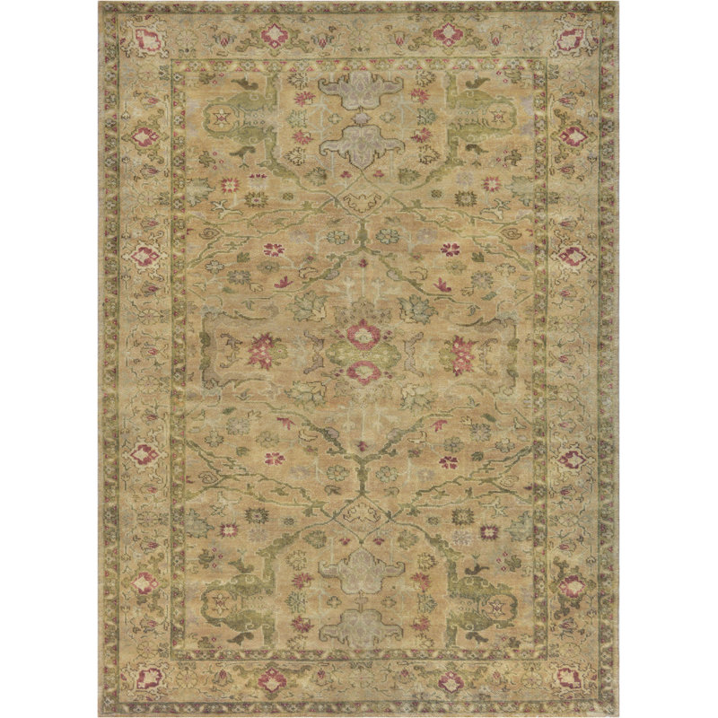 One-of-a-Kind 7'9" X 10'3" 2010s Wool Area Rug in
