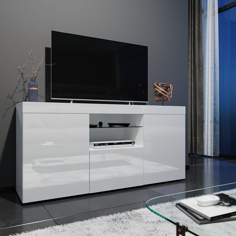 Binns TV Stand for TVs up to 58", White