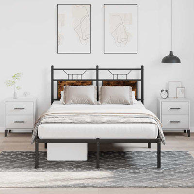 Bed Frame Without Mattress Engineered Wood