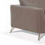 Taupe Leather Chair-129381106