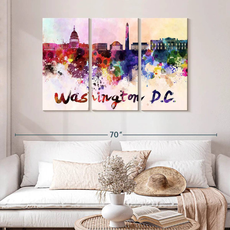 Sebbie Washington Colors, 32" H x 50" W