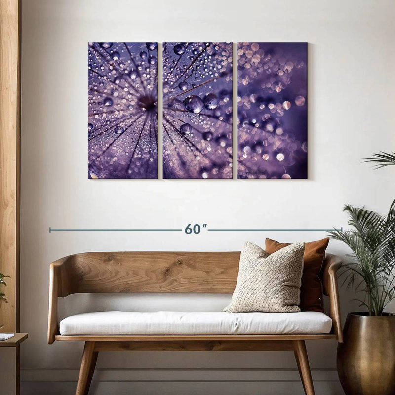 Harnek Purple Reflections, 28" H x 45" W
