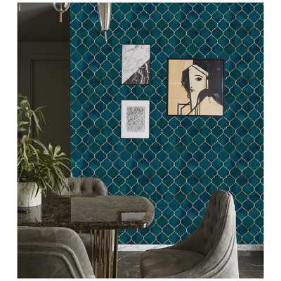 Cheveyo Peel & Stick Geometric Roll
