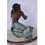 A Little Mermaid Holding A Shell Bronze Statue Fountain Size: 15" X 37" X 20"H