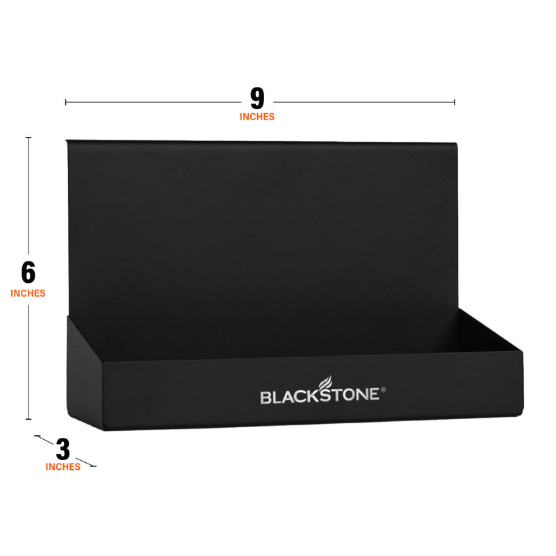 Blackstone Side Shelf Rail Accessory with Tool Hooks