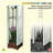 Portable Outdoor Plant Box,Garden Bed With Trellis,With Cover,Drainage Holes And Zipper Door-1170700879