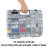 Stalwart 55-Comparment Small Lockable, Portable Toolbox Box for Office Supplies and Craft Storage