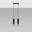 Cylinder pendant light 2-light Guizar-60295707