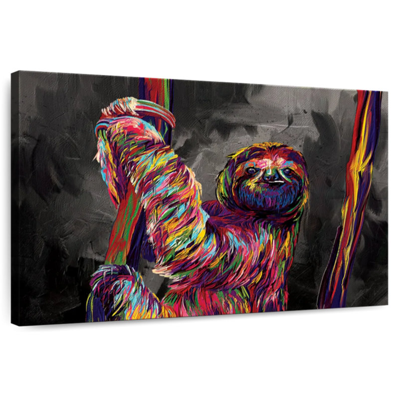 Brampt paresseux couleur abstraite