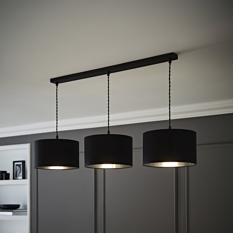 Albeiro 3 - Light Pendant, Yes, Matte Black, Black