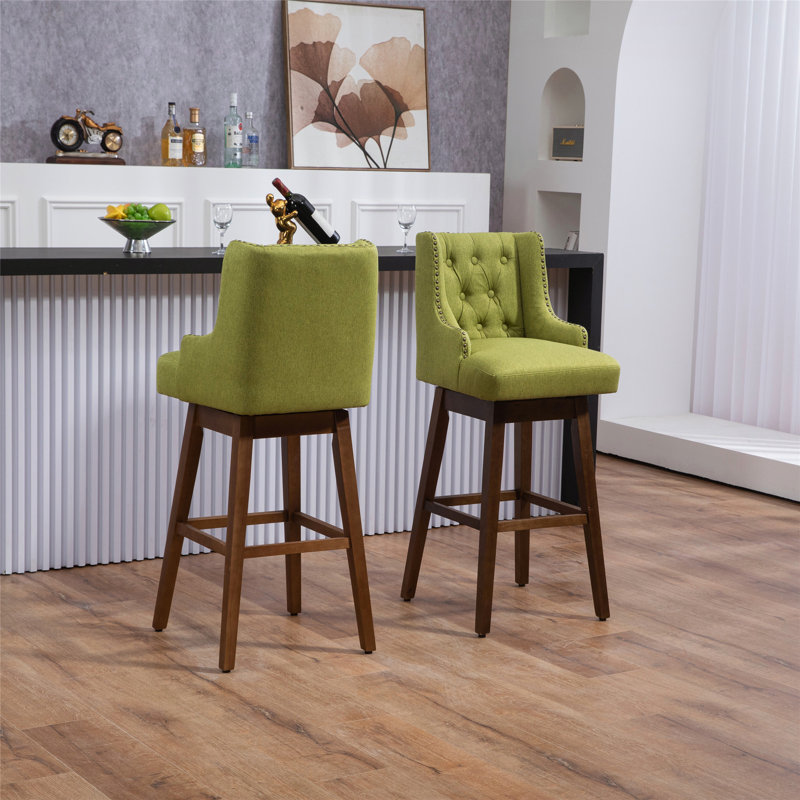 Ensemble de tabourets de bar pivotants confortables et durables pour diverses pièces