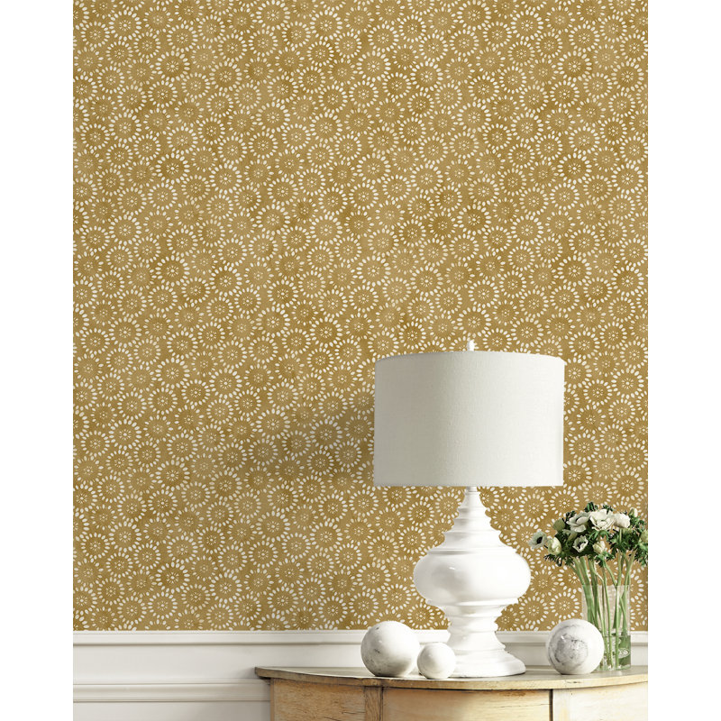 Papier peint formes géométriques, Miel