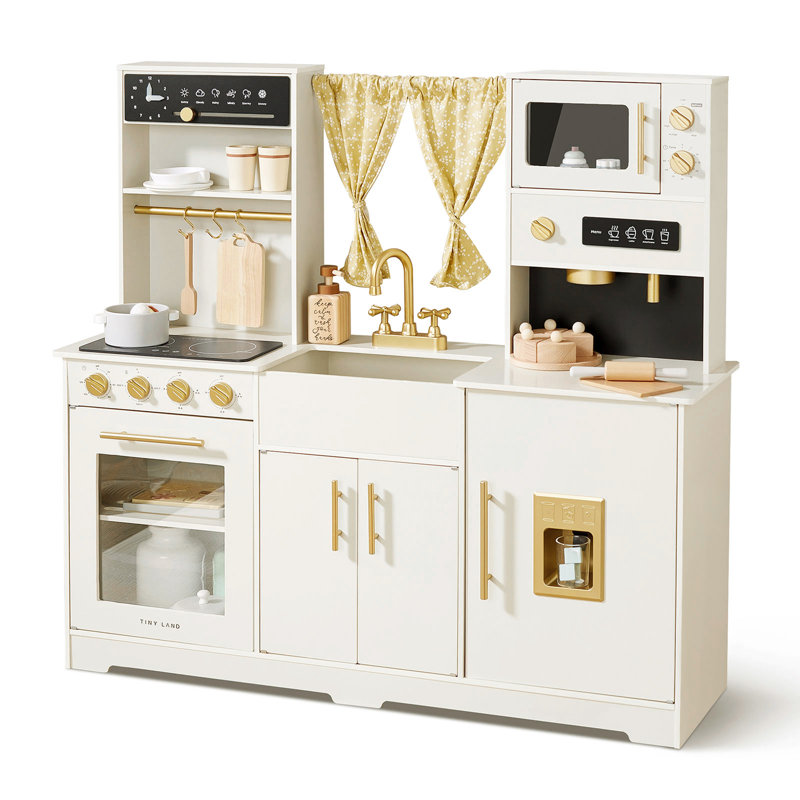 Tiny Land® Trendy Home Style Play Kitchen, White