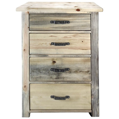 Commode 4 tiroirs Bigstone avec accents en fer forgé Bigstone