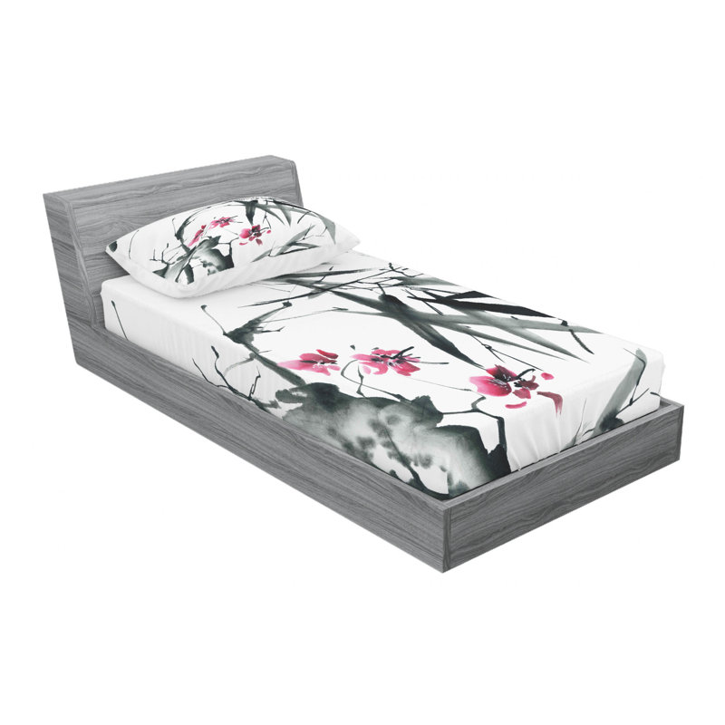 Microfiber Sheet Set, Twin XL Sheet Set with Fitted Sheet