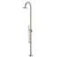 316 Stainless Steel Freestanding Outdoor Shower with Handheld Shower and Footwash Spout